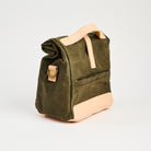 Insulated Field Bag in Olive on a white background at Addison West