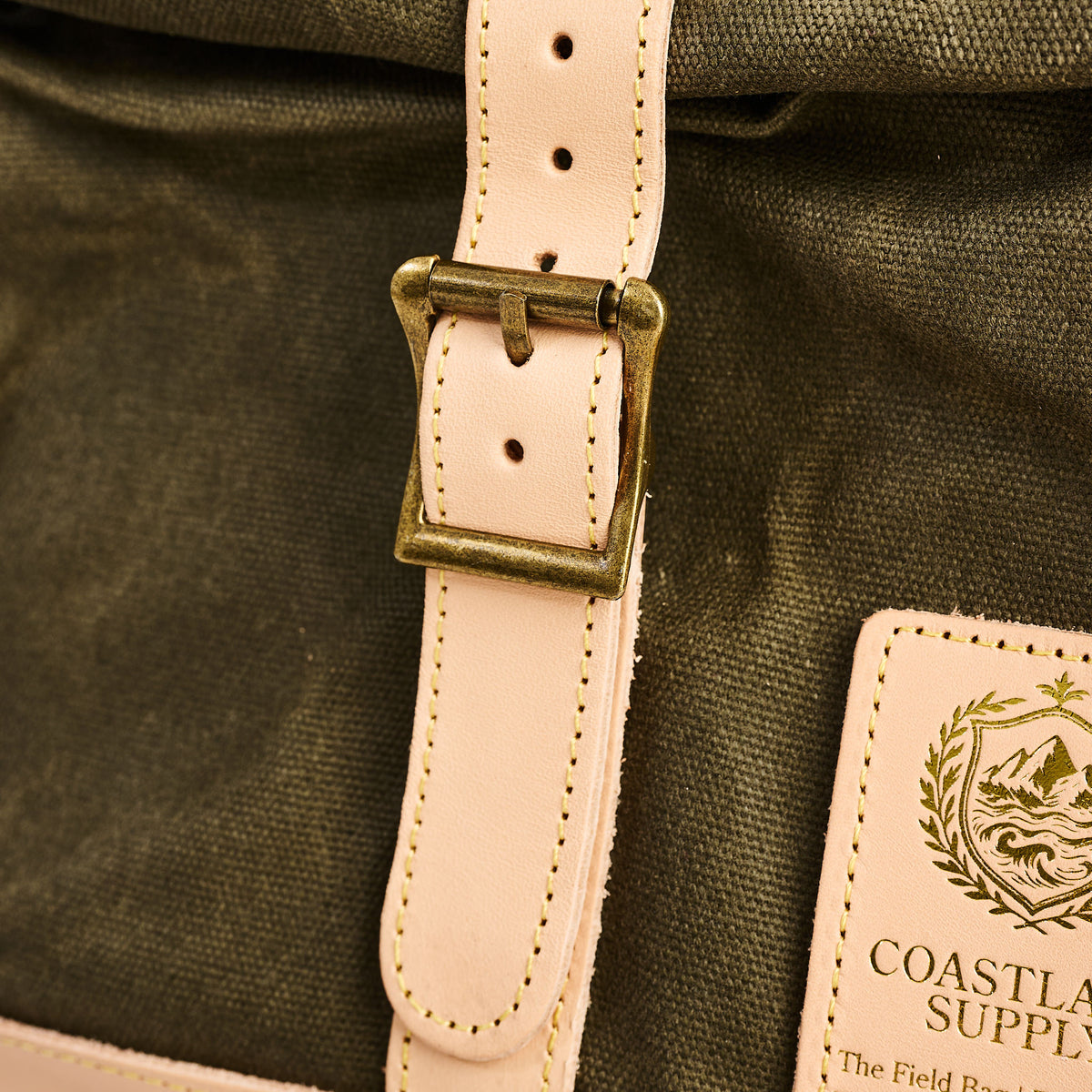 Insulated Field Bag in Olive on a white background at Addison West