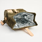 Insulated Field Bag in Olive on a white background at Addison West