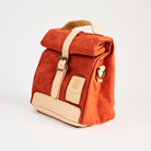 Insulated Field Bag in Hunter Orange on a white background at Addison West