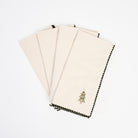 Festive Tree Embroidered Napkins, Set of 4 in a white background at Addison West