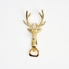 Stag Head Bottle Opener on a white background at Addison West