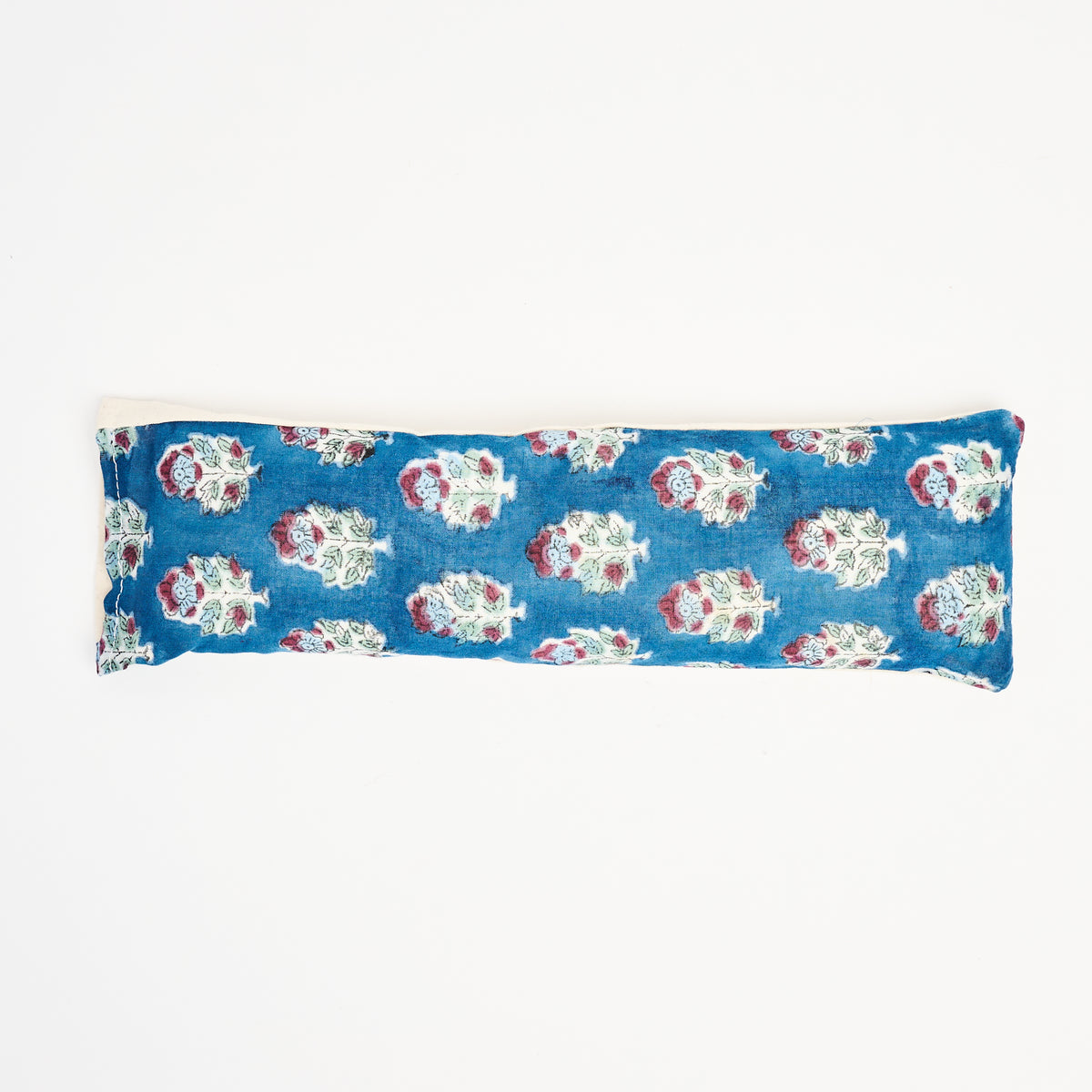 Lavender Eye Pillow in Blue on a white background at Addison West