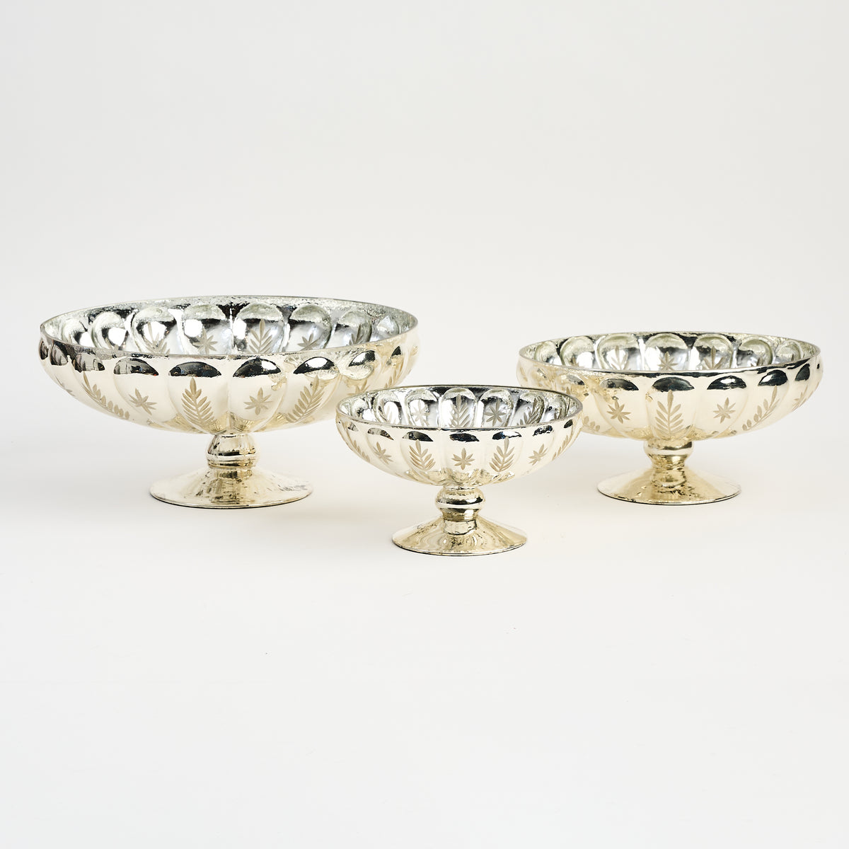 Fluted Stacking Bowls on a white background at Addison West
