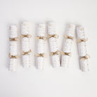 Gold Birch Christmas Crackers on a white background at Addison West