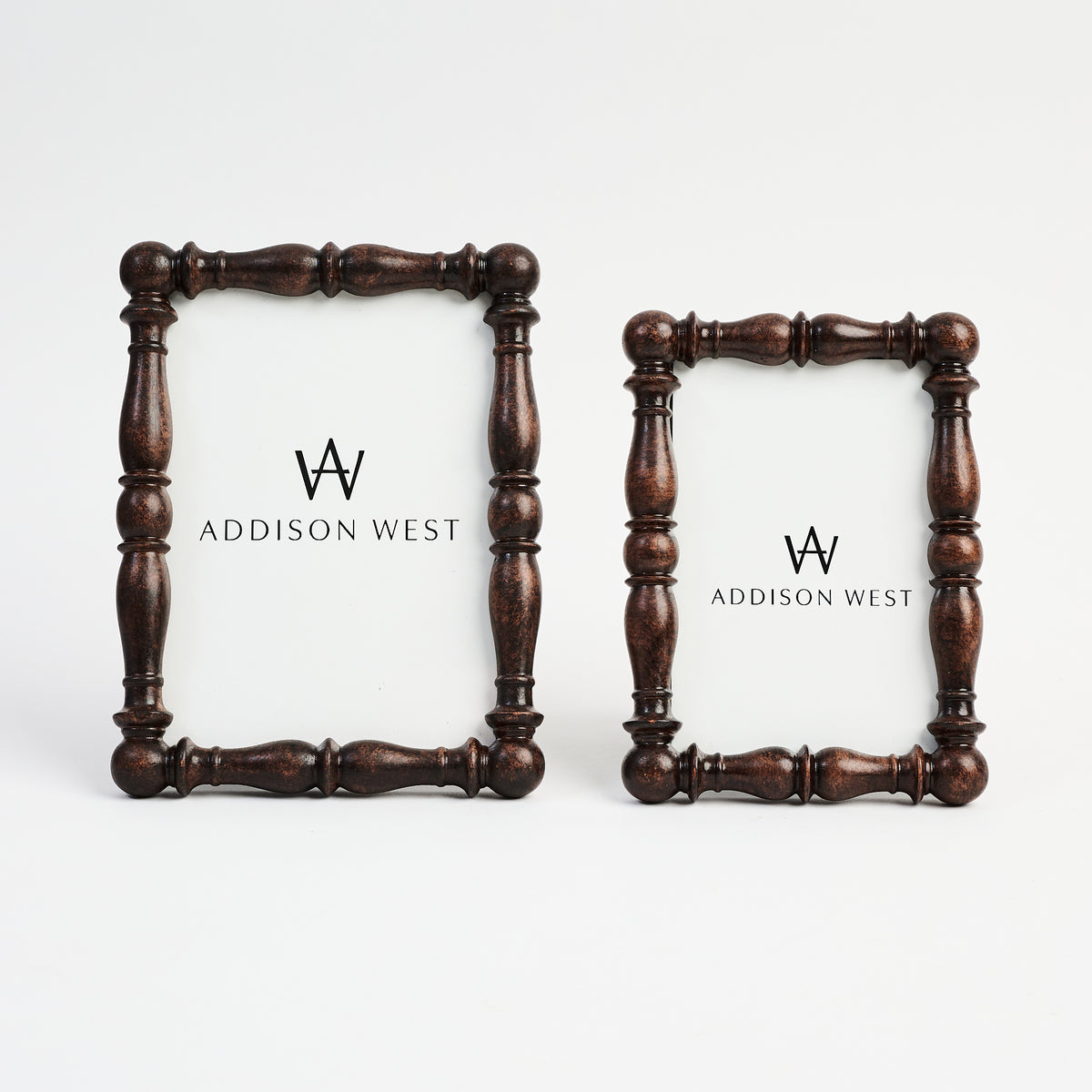 Spindle Picture Frame on a white background at Addison West