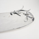 Beatriz Ball Western Antler Extra Large Oval Tray on a white background at Addison West