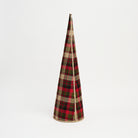 Tartan Plaid Christmas Trees on a white background at Addison West