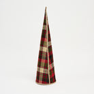 Tartan Plaid Christmas Trees on a white background at Addison West
