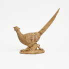 Male Pheasant Sculpture on a white background at Addison West