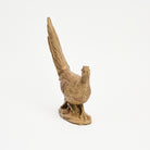 Male Pheasant Sculpture on a white background at Addison West