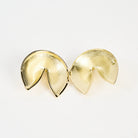 Gold Silver Fortune Cookie Keepsake Box on a white background at Addison West