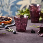 Duralex Le Picardie® Plum Glass Tumbler on a table at Addison West