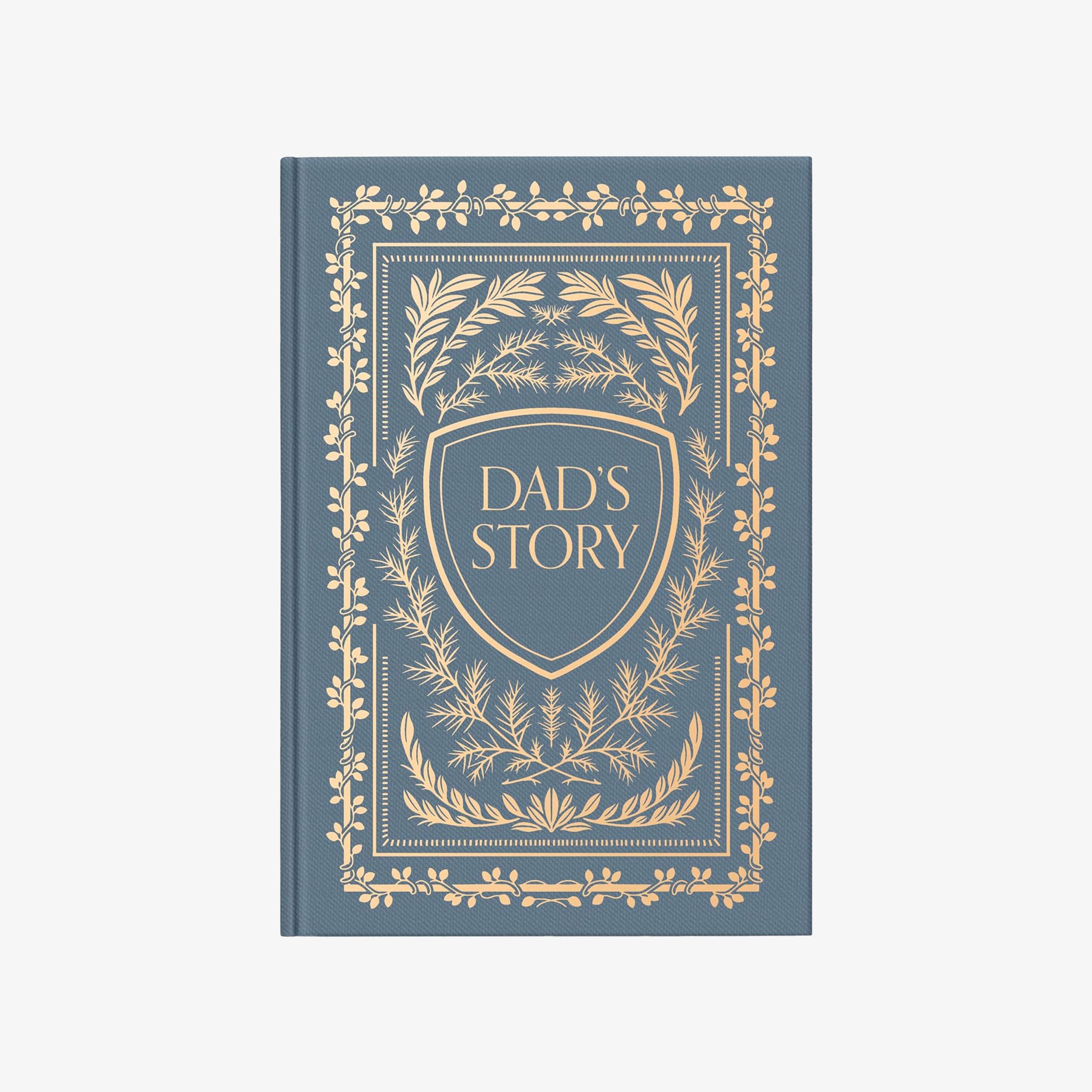 Front cover of book Dad's Story Keepsake Journal  on a white background