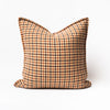 Custom pillow with Ralph Lauren houndstooth front with Ralph Lauren plaid back on a white background