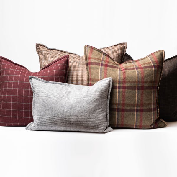 White and red sales pillows