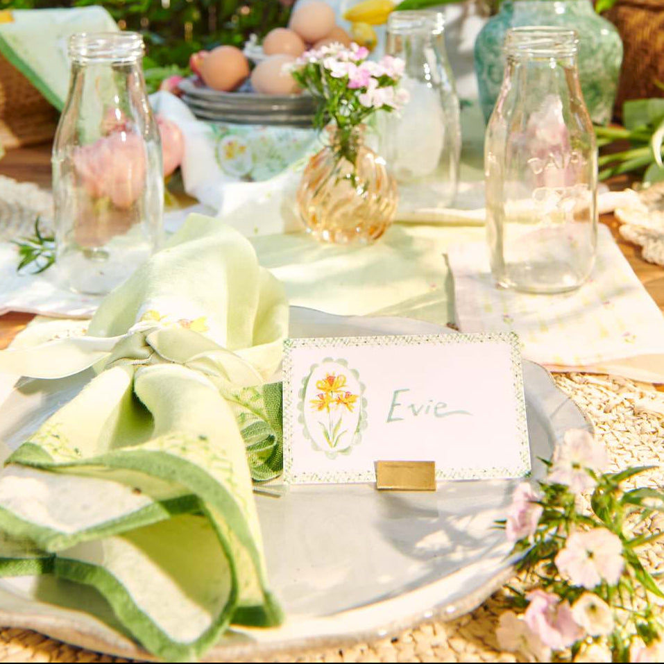 Daffodil Petite Cards, Boxed Set of 50 on a table at Addison West