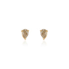 Elli Parr Deco Mini Studs in Labradorite on a white background at Addison West