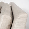Close up of Denly I 69 X 38.25 X 34.5 Beige Slipcover Two Seater Sofa on a white background