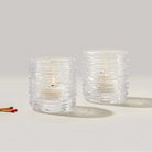 Echo Lake Tealight, Set of 2 on a white background at Addison West