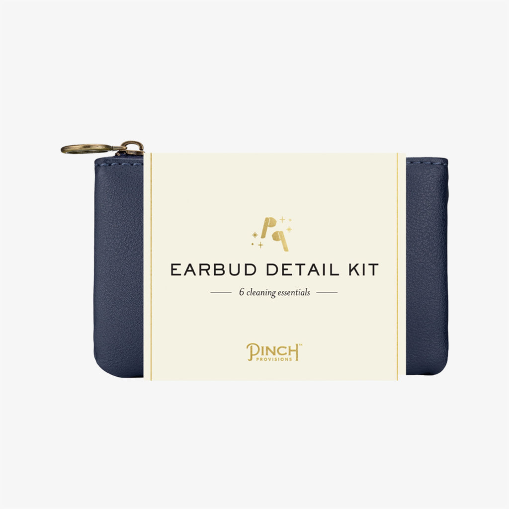 Earbud detail kit in navy on a white background