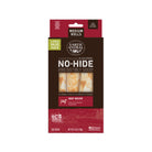 Earth Animal No-Hide beef recipe dog chews packaging on a white background
