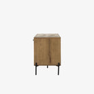 Four Hands Eaton Media Cabinet in Amber Oak Resin - Addison West 