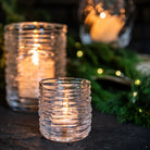 Echo Lake Tealight, Set of 2 styled with a dark cozy holiday table at Addison West