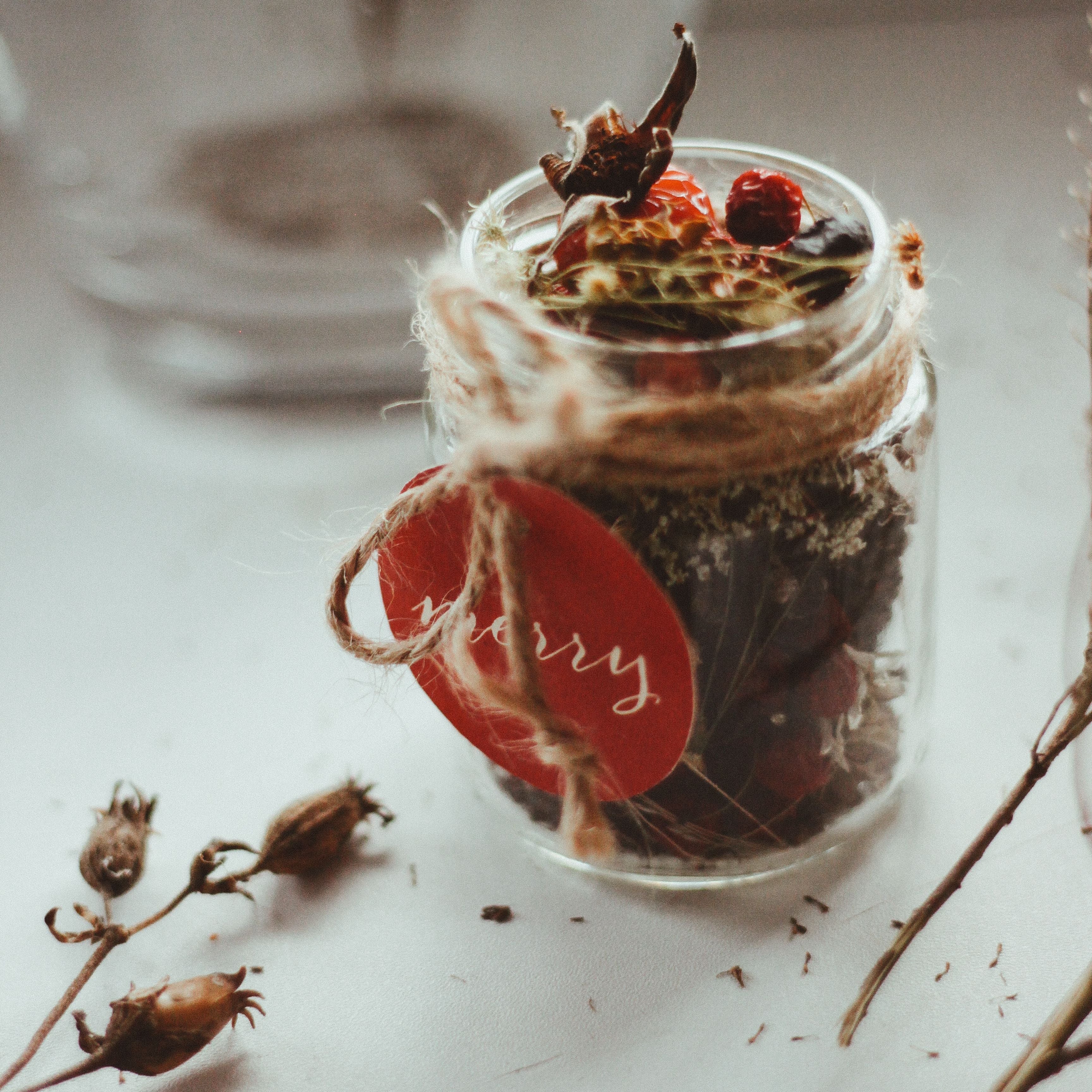 Edible gift in a jar