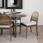 Evelyn Cane and Wood Dining Chair - Addison West 