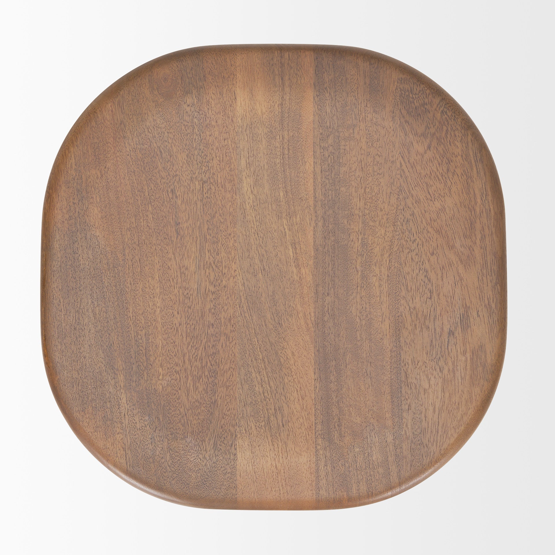 Ernest Medium Brown Wood Counter Stool on a white background