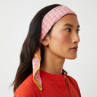 Colette N°816 Scarf in Tulip on a model at Addison West