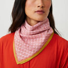 Colette N°816 Scarf in Tulip on a model at Addison West