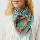 Agra N°823 Scarf in Agate on a model at Addison West