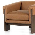 Four Hands Cairo Chair in Palermo Cognac on a white background