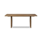 Four Hands 72" Glenview Dining Table in Weathered Oak Veneer on a white background at Addison West
