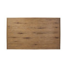 Top of Four Hands 72" Glenview Dining Table in Weathered Oak Veneer on a white background at Addison West
