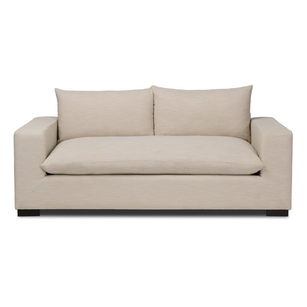 Four Hands 74" Grant Sofa in Ashby Oatmeal on a white background at Addison West