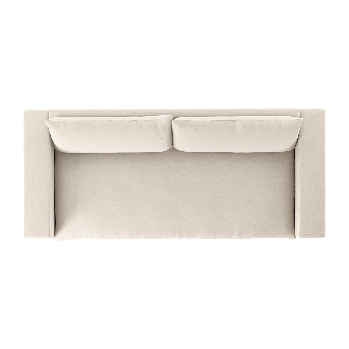 Top of Four Hands 94" Grant Sofa in Ashby Oatmeal on a white background at Addison West