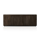 Four Hands Abaso Sideboard in Ebony Rustic Wormwood Oak on a white background at Addison West
