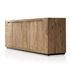 Four Hands Abaso Sideboard in Rustic Wormwood Oak on a white background at Addison West