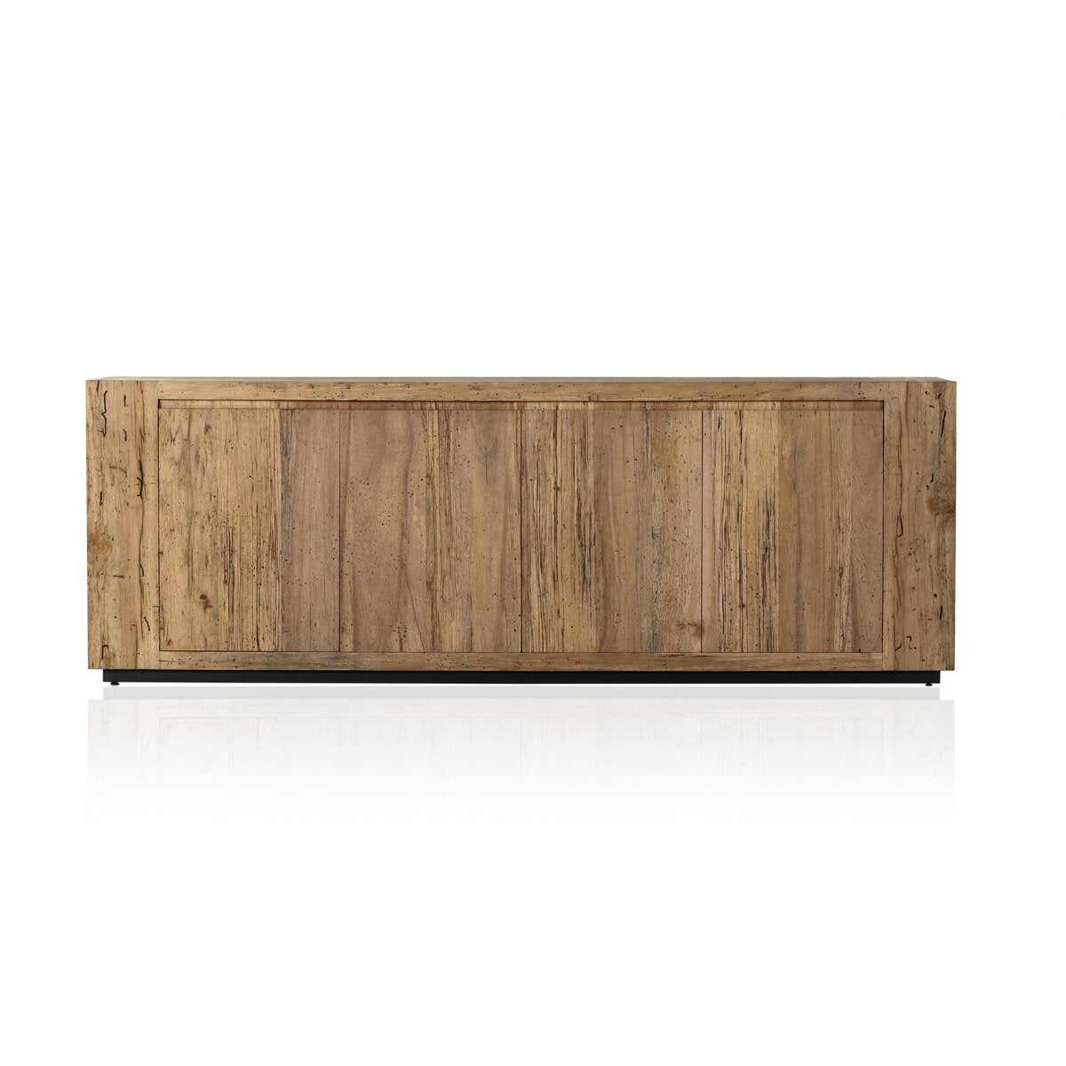Four Hands Abaso Sideboard in Rustic Wormwood Oak on a white background at Addison West