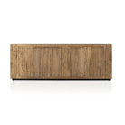 Four Hands Abaso Sideboard in Rustic Wormwood Oak on a white background at Addison West