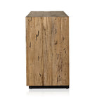 Side of Four Hands Abaso Sideboard in Rustic Wormwood Oak on a white background at Addison West