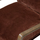 Close up of Four Hands Ace Chair in Surrey Auburn on a white background