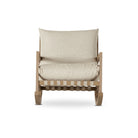 Four Hands Aiken Outdoor Rocking Chair in Faye Sand on a white background at Addison West
