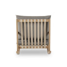 Back of Four Hands Aiken Outdoor Rocking Chair in Venao Charcoal on a white background at Addison West