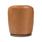 Back of Four Hands Aurora Swivel Chair in Sonoma Butterscotch on a white background at Addison West