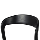 Four Hands Bar Stool in Sonoma Black on a white background at Addison West