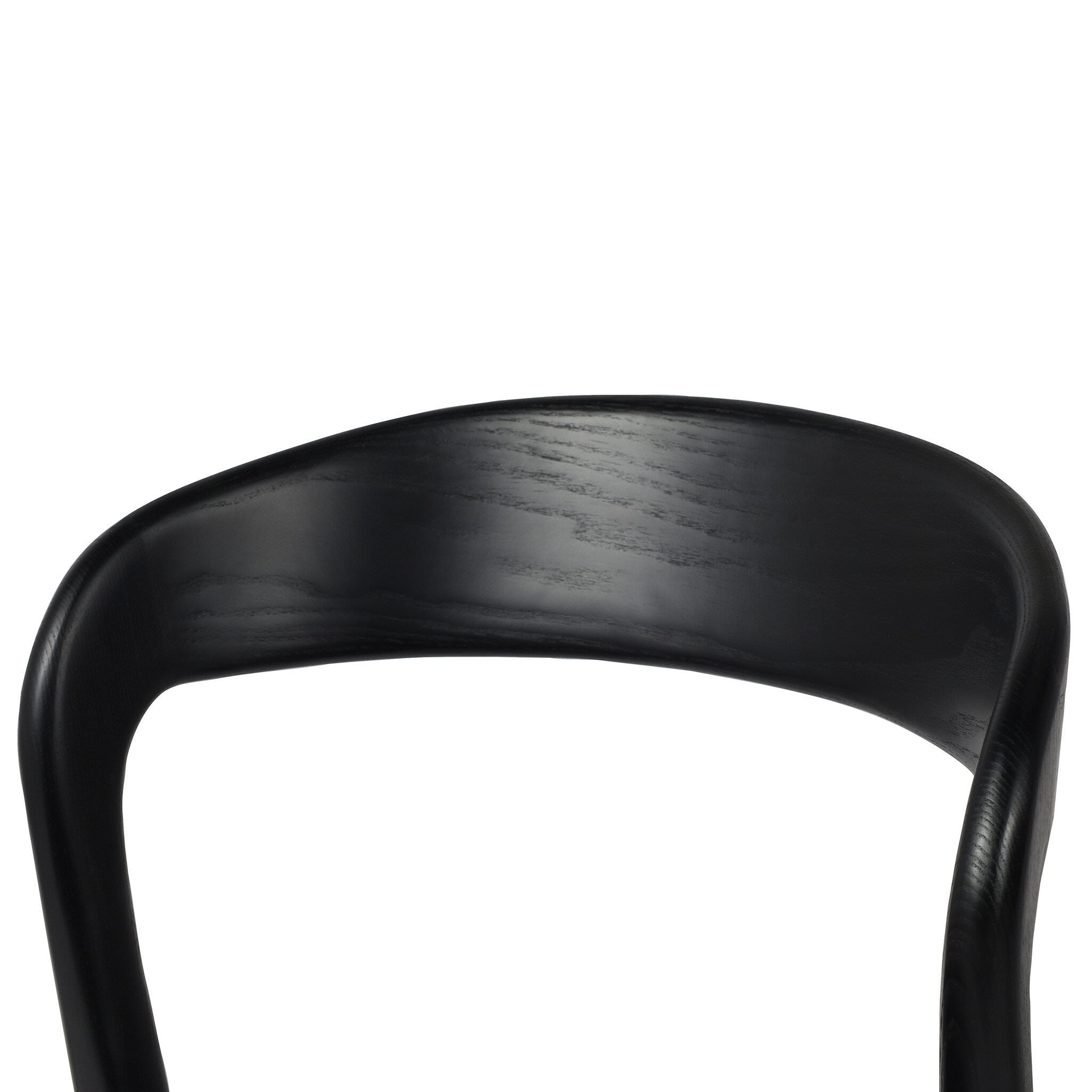 Four Hands Bar Stool in Sonoma Black on a white background at Addison West